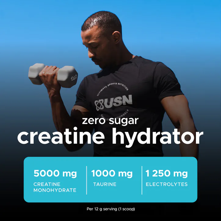 USN Creatine Hydrator Raspberry Lemonade 330g, additional product view 3