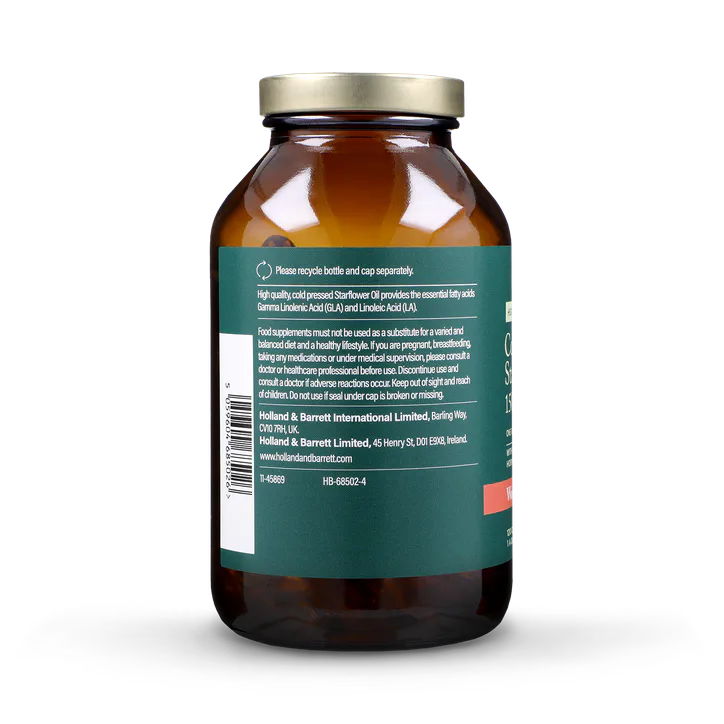 For Him High Strength Cold Pressed Starflower Oil 1500mg 120 Capsules detail 3