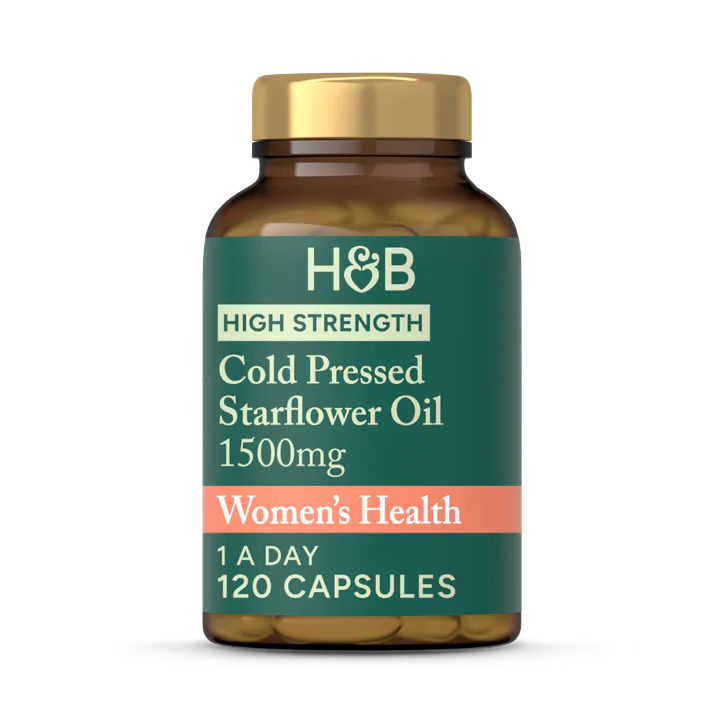 For Him High Strength Cold Pressed Starflower Oil 1500mg 120 Capsules