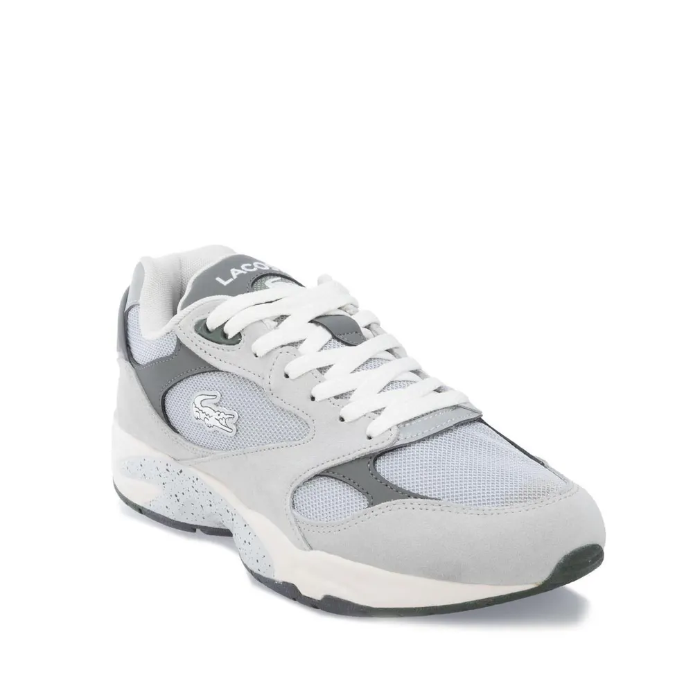 Lacoste Storm 96 Vintage Leather Trainers detail 2