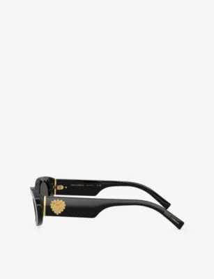 DOLCE & GABBANA DG4537 Oval-Frame Acetate Sunglasses detail 2