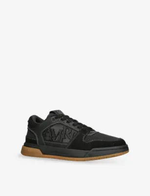 AMIRI Classic Suede and Leather Trainers - EUR 42 / 8 UK MEN in BLACK, additional product view 3