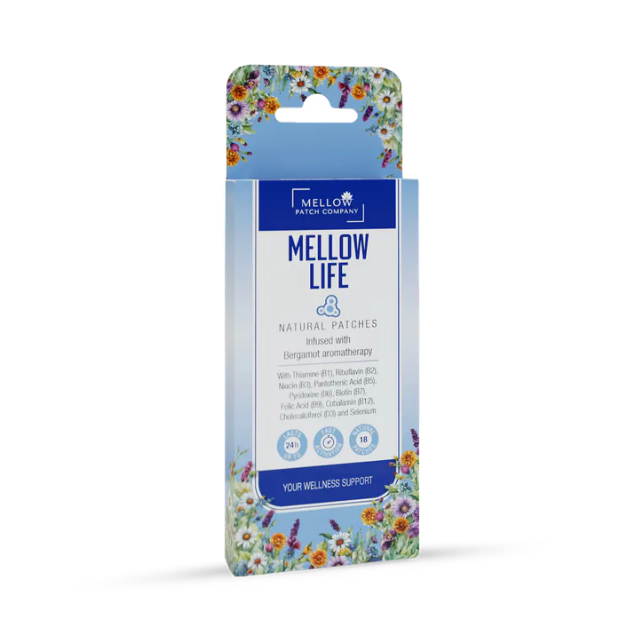 Mellow Patch Company Mellow Patch Natural Topical Patch 18 Piece - Mellow Life – Beauty > Aromatherapy & Home > Holistic > Ear Candles