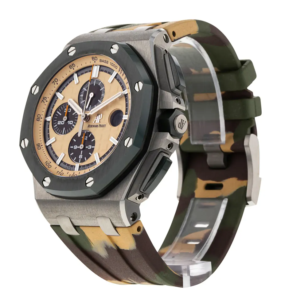 Audemars Piguet Royal Oak Offshore 26400SO.OO.A054CA.01 — 2018 — Very good in Beige Baton, additional product view 2