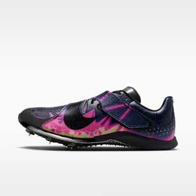 Nike Long Jump Elite Glam Athletics Jumping Spikes - Pink Blast/Blue Void/Electric Green/Black