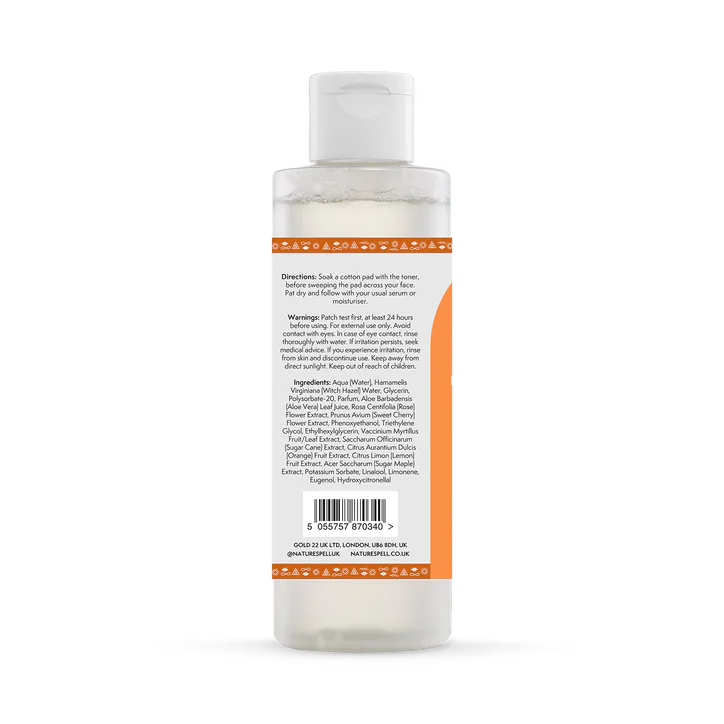 Nature Spell Vitamin C Brightening Witch Hazel Facial Toner 200ml, additional product view 2