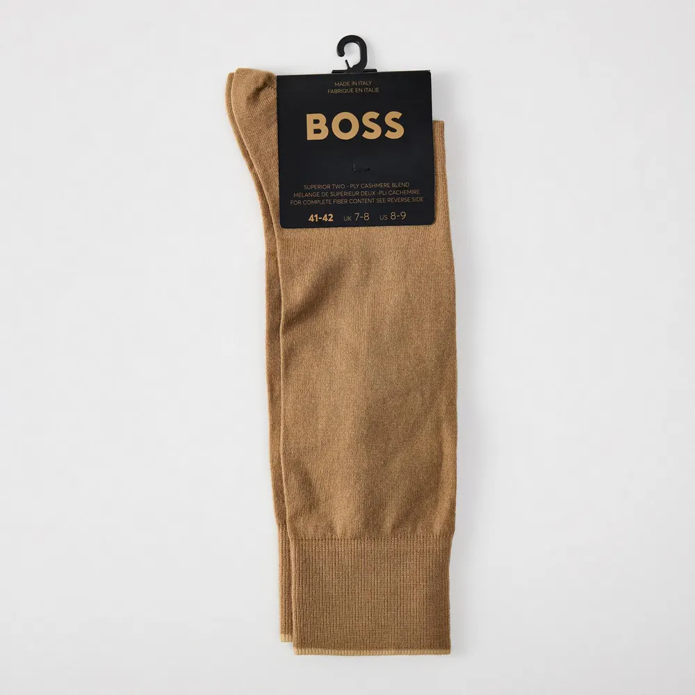 Boss Men's Cashmere Crew Socks detail 2