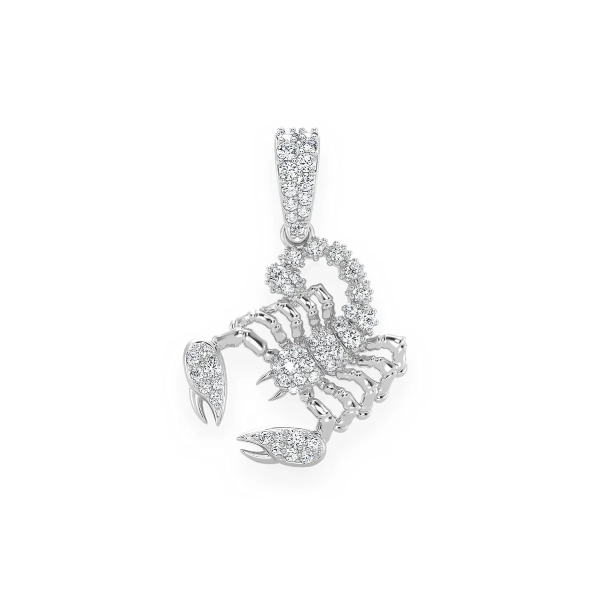 For Him Scorpion Diamond Pendant