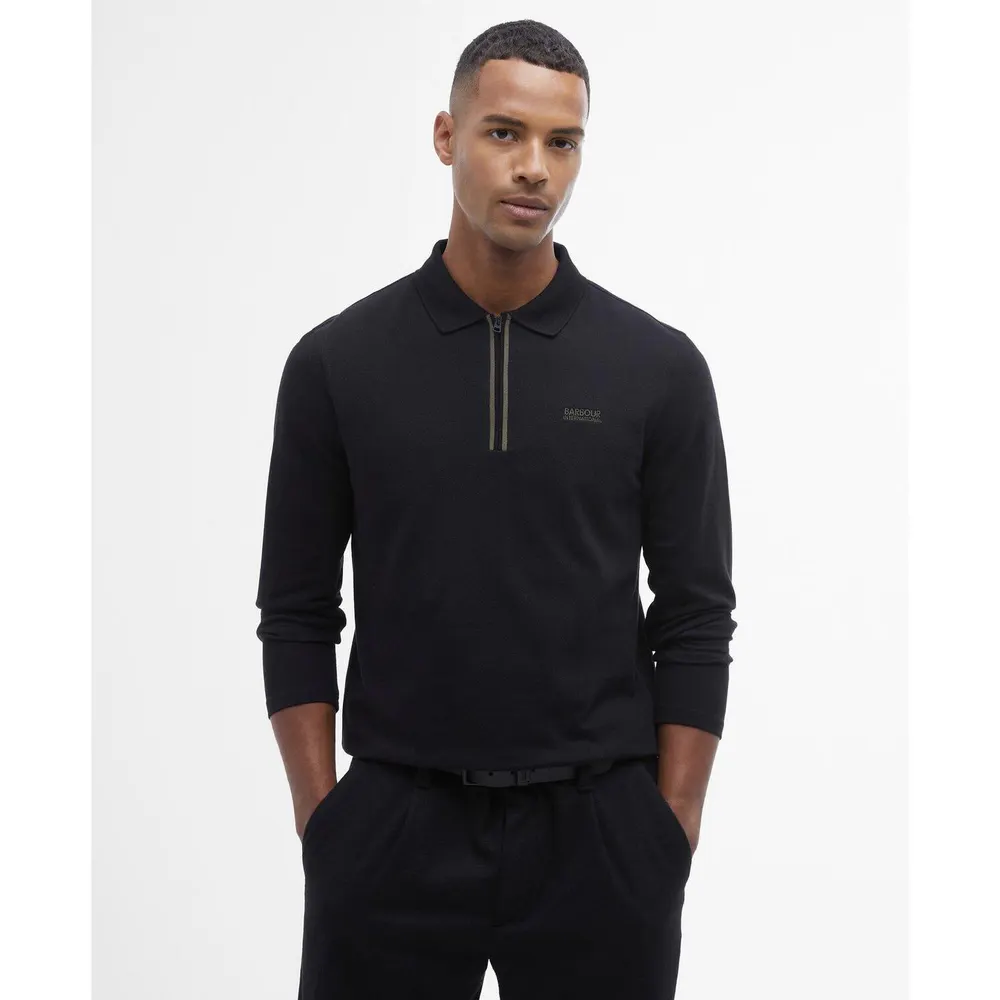 Barbour International Mens Marshall Polo Shirt detail 2