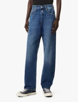 REPLAY M9ZERO1 straight-leg relaxed-fit denim jeans - 36/34 in DARK BLUE, additional product view 3