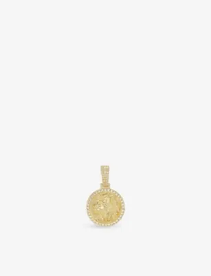 GLD Lion Coin 18ct Gold-Plated Pendant