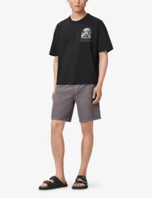 ALLSAINTS Hula Branded Cotton-Jersey T-Shirt detail 2