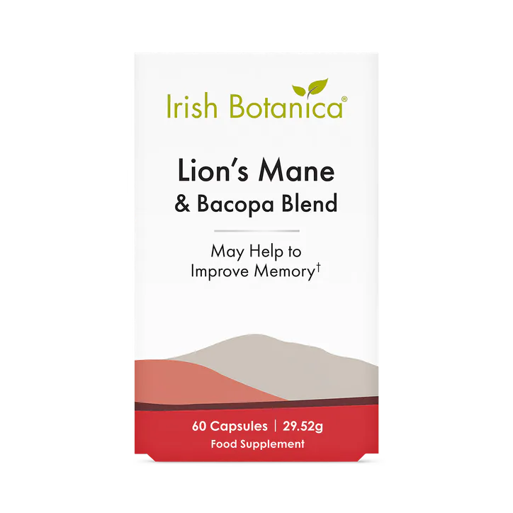 Irish Botanica Lion’s Mane & Bacopa Blend 60’s