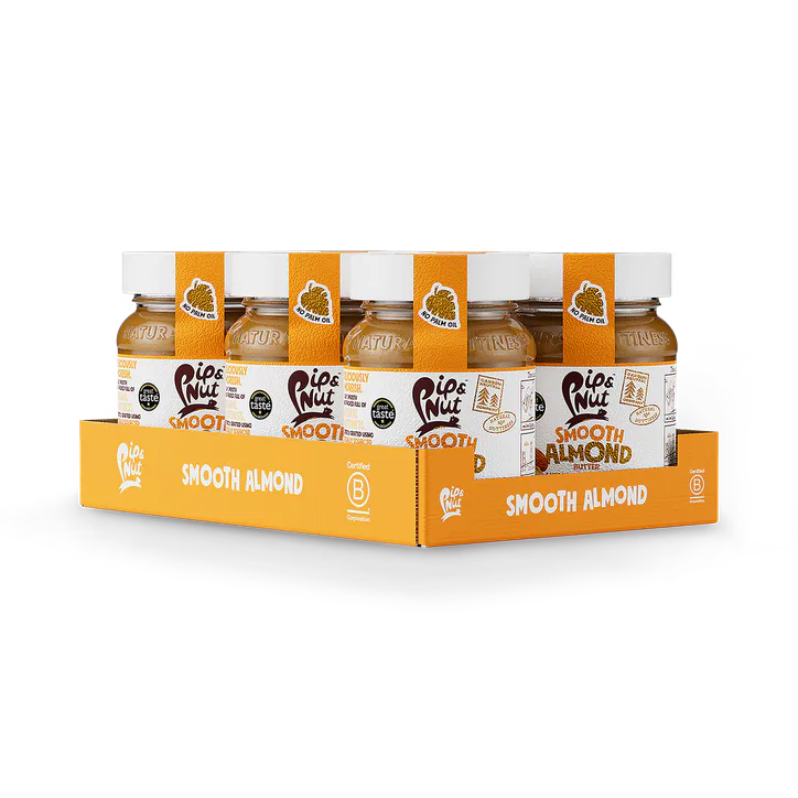 Pip & Nut Smooth Almond Butter 6x 170g