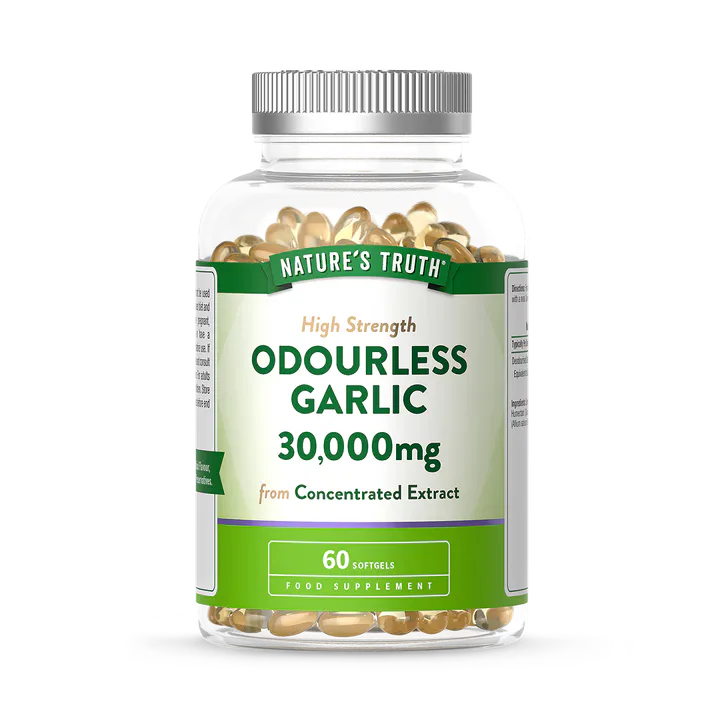 Nature's Truth Odourless Garlic 30,000mg - 60 Capsules