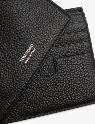 TOM FORD Logo Bifold Leather Wallet detail 2