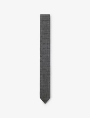 HUGO Jacquard-Pattern Silk Tie