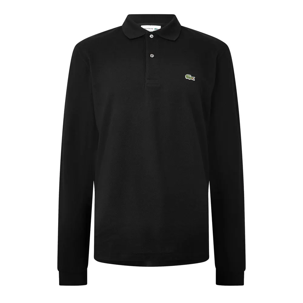 Lacoste Men's L1312 Cotton Long-Sleeve Polo Shirt