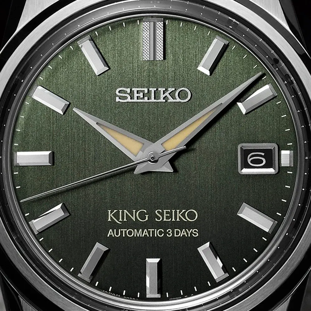 Seiko Prospex King Seiko KSK 'Olive Suede' 38.3mm Mens Watch Green in Green, additional product view 2