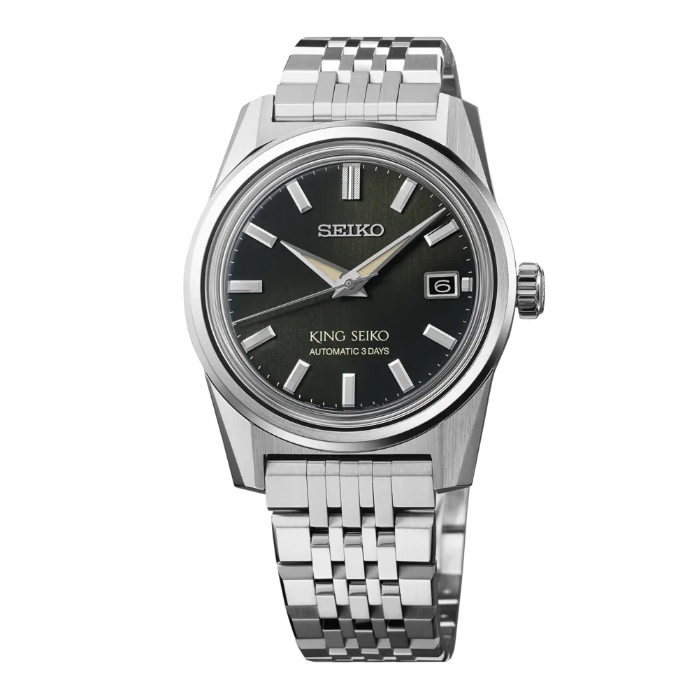 Seiko Prospex King Seiko KSK 'Olive Suede' 38.3mm Mens Watch Green