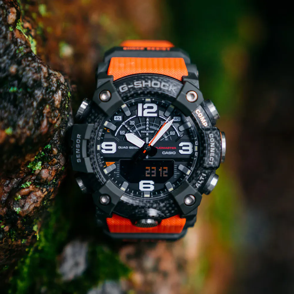Casio G-SHOCK Master Of G-Land Mudmaster 51.3mm Mens Watch Orange detail 3