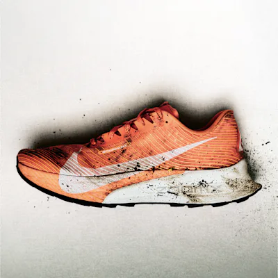 Nike ACG Ultrafly Trail-Racing Shoes - Hyper Crimson/Total Orange/Vivid Purple/White