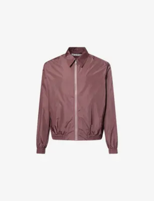 ACNE STUDIOS Brand-Print Shell Jacket