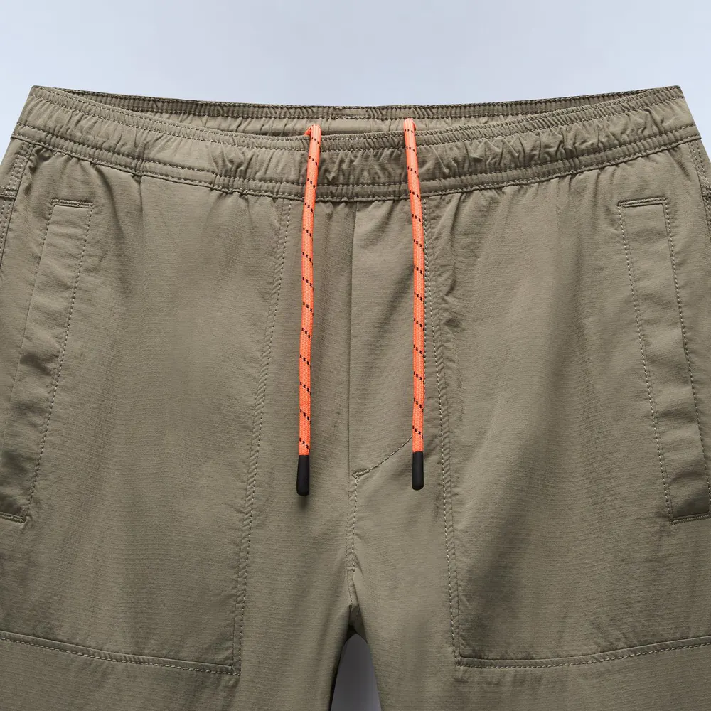 Napapijri Tapered Trousers Mens in Tea Leaf, additional product view 3