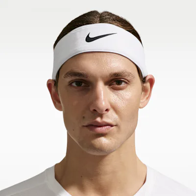 Nike Tennis Premier Head Tie - White/Black in White/Black – Nike men's and unisex