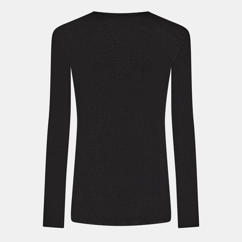 Rick Owens Men's Crew Neck Jumper in Black 09 – Clothing