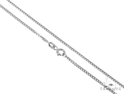 JALGAS - ROYAL CHAIN GROUP 14K White Gold Solid Curb Chain 2.5mm 47149 in 18 Inches – Chain