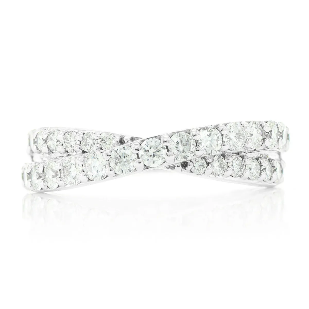 For Him Crossover Ring in Rose Gold / Natural Diamond – Ring