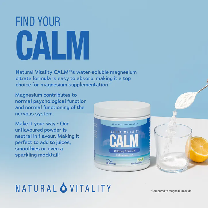 Natural Vitality Calm Relaxing Drink Mix - Original Unflavoured 200g detail 2