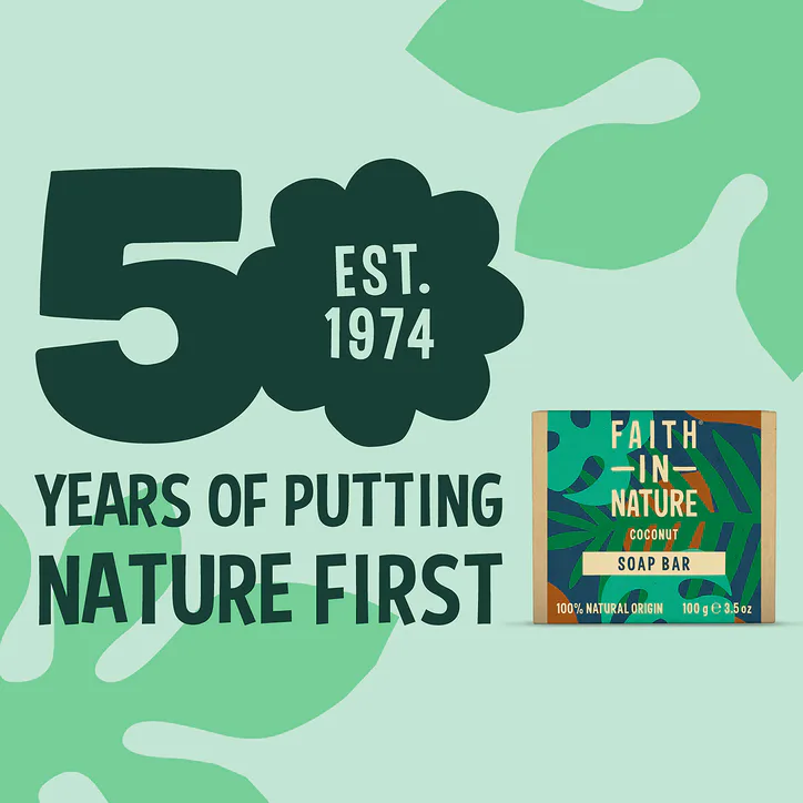 Faith in Nature Soap Bar Coconut 100g detail 2