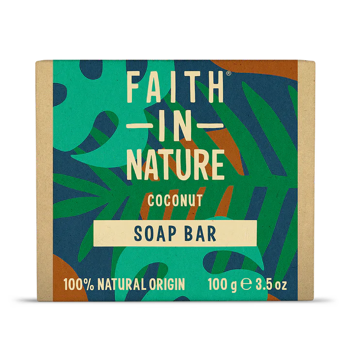 Faith in Nature Soap Bar Coconut 100g