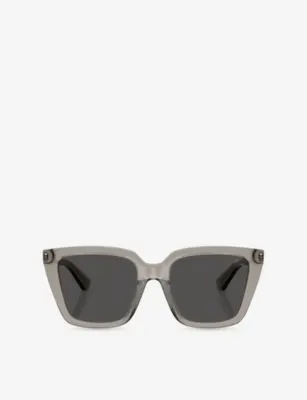 BURBERRY BE4473U Square-Frame Acetate Sunglasses