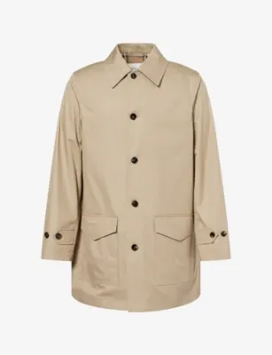 BURBERRY Meadowbank Longline Cotton Trench Coat
