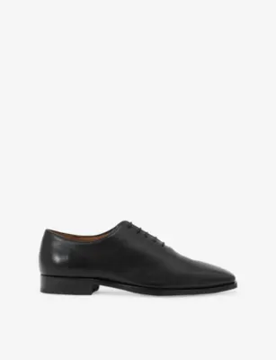 REISS Formal Lace-Up Leather Shoes - LIGHT TAN - EUR 43 / 9 UK MEN in BLACK – Mens | Smart shoes | Derby shoes