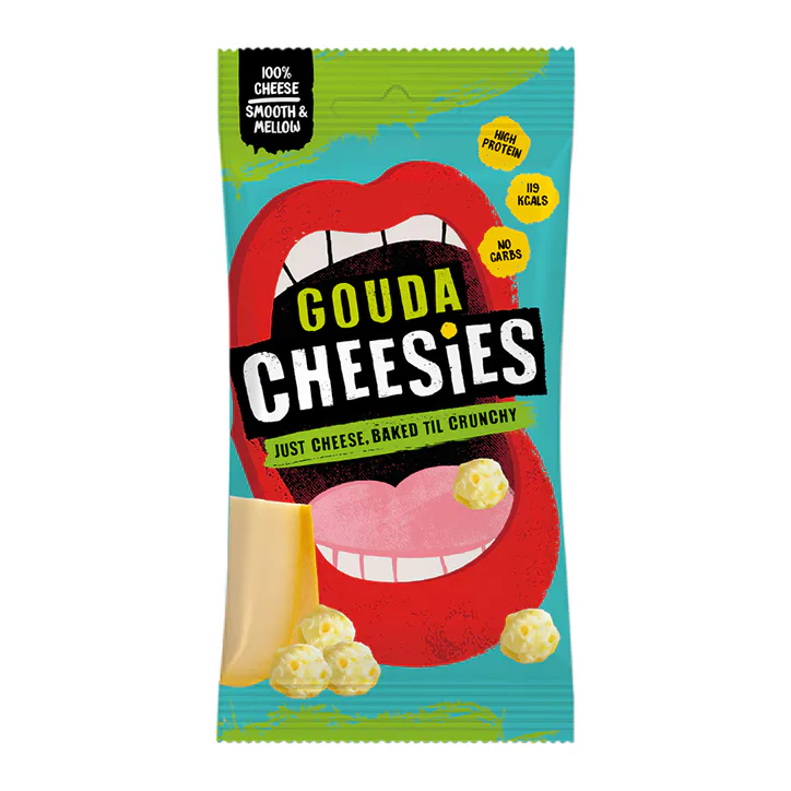 Cheesies Popped Cheese Gouda Snack 20g