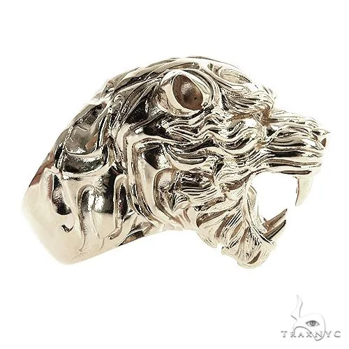 MARYAM - For Him SILVER .925 Silver Tiger Head Ring 69097 in 10 – Ring