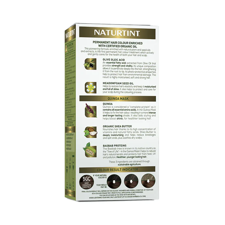 Naturtint Permanent Hair Colour Gel 5GC (Deep Cinnamon Brown) detail 2
