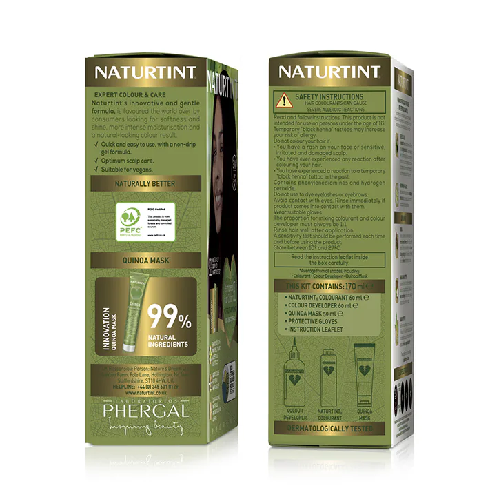Naturtint Permanent Hair Colour Gel 5GC (Deep Cinnamon Brown) detail 3