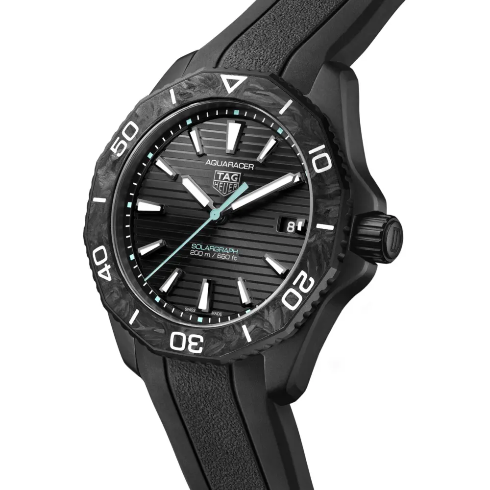 TAG Heuer Aquaracer Professional 200 Solargraph WBP1112.FT6199 in Black, additional product view 2
