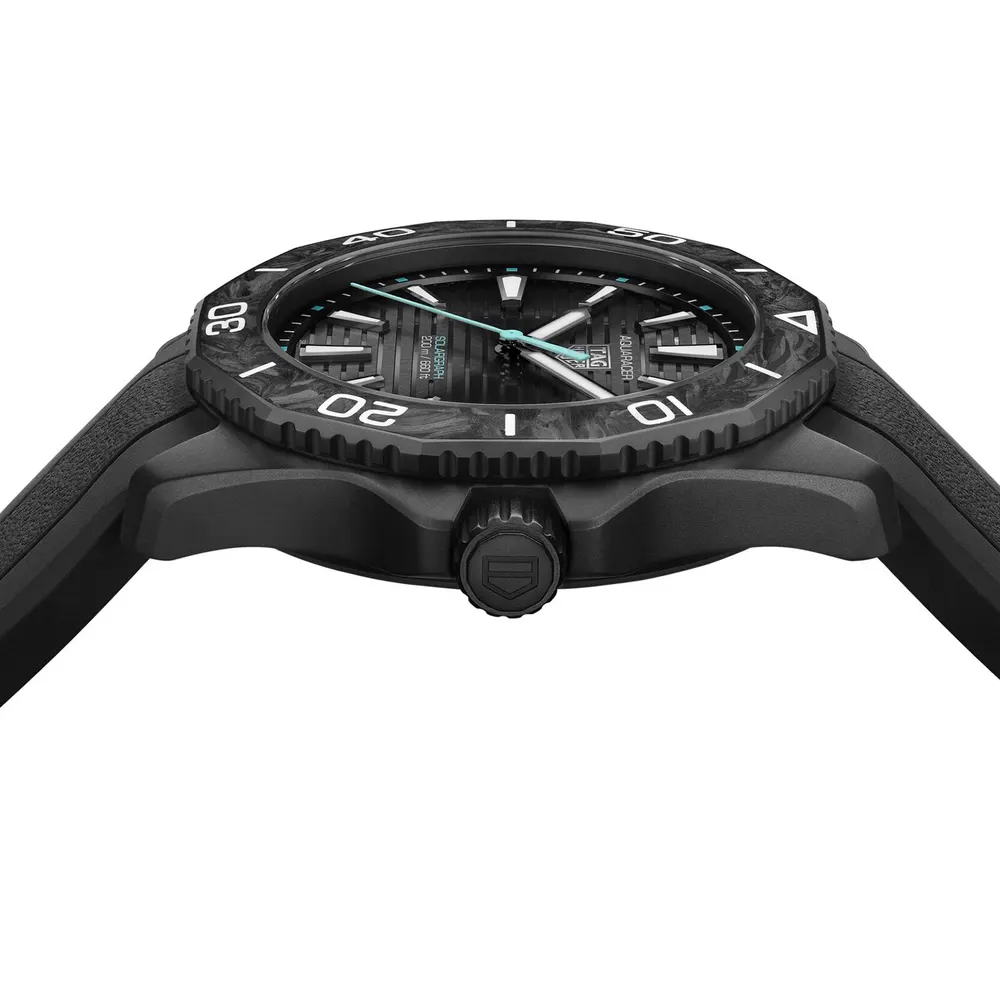 TAG Heuer Aquaracer Professional 200 Solargraph WBP1112.FT6199 in Black, additional product view 3