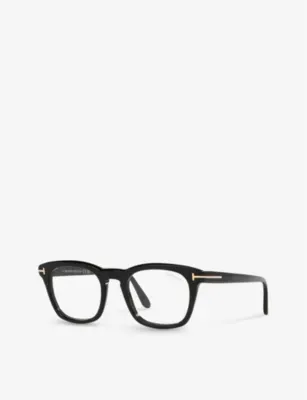 TOM FORD FT5870 rectangle-frame acetate optical glasses detail 2