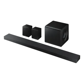 Samsung QS750F Q-Series 5.1.2ch Soundbar with Subwoofer & Rear Speakers (2025) – Audio