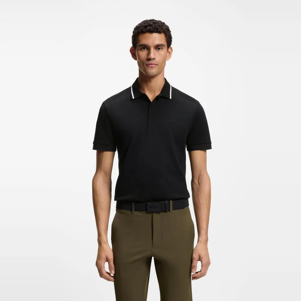 Boss Men's Join Paddy Short-Sleeve Cotton Slim-Fit Polo Shirt detail 2