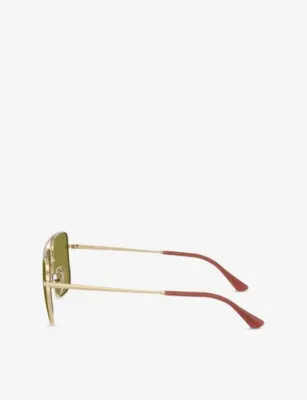 RAY-BAN RB3758 Ari Square-Frame Metal Sunglasses detail 3