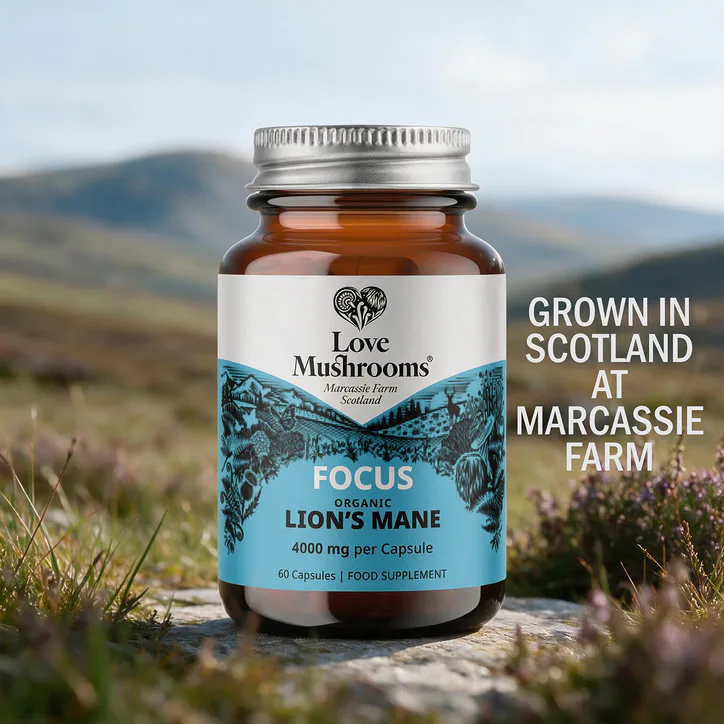 Love Mushrooms Organic Lion's Mane 4000mg Capsules detail 2