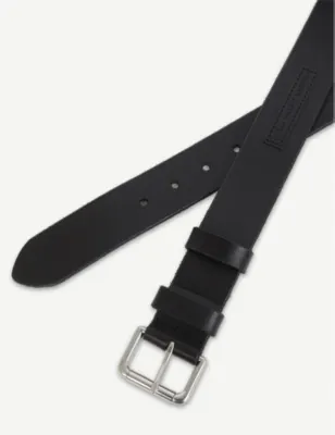 POLO RALPH LAUREN Saddle leather dress belt - 38 detail 2